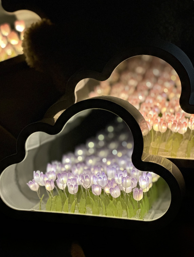 MystiBloom™ - Cloud Tulip Mirror Lamp